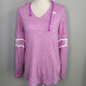 PINK Victoria's Secret Light Purple Pink Lightweight Hoodie